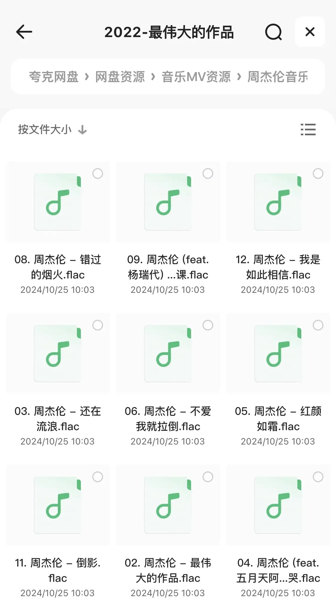 《周杰伦所有专辑+单曲合集》2022收藏  [官方mv-演唱会-自制ktv] [无损音乐 MP3] [4.76GB]