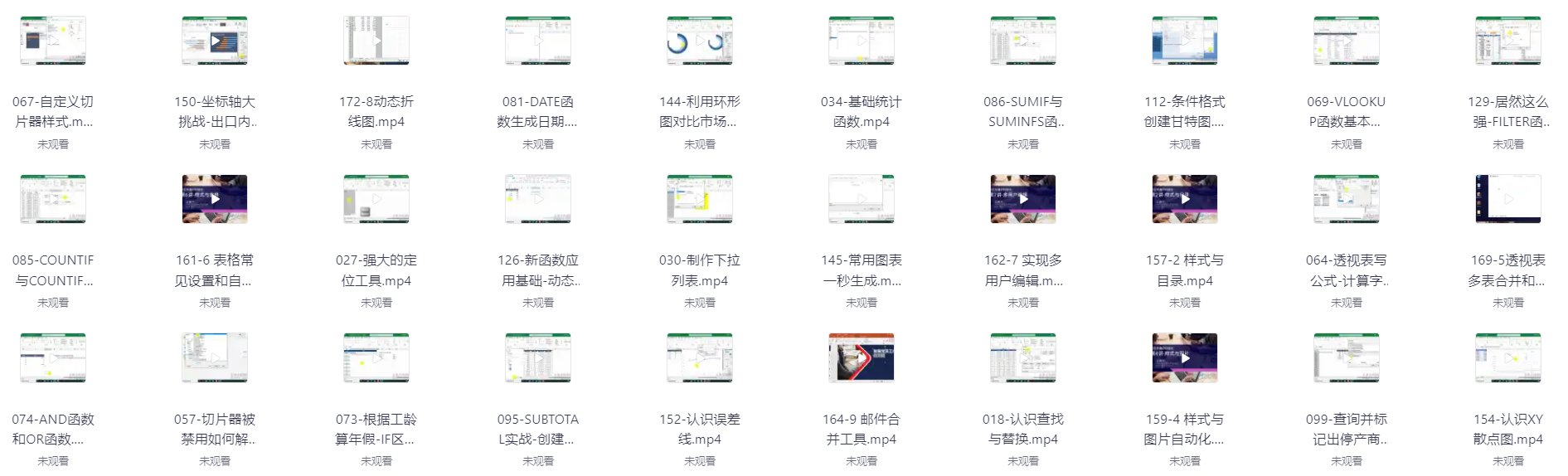 王佩丰Excel+Word实战技巧课程    【7.2GB】