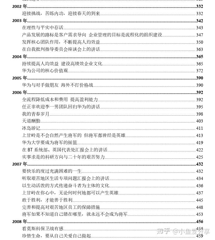 《华为总裁任正非在公司的讲话》1994年到2019年400余篇合集 [pdf] [7.5M]