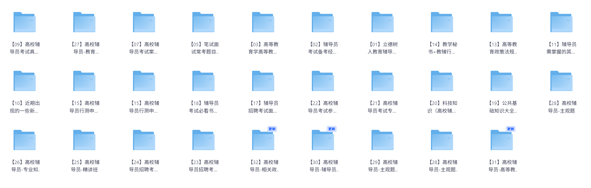 2024-2025年高校辅导员资料合集（27.6GB）