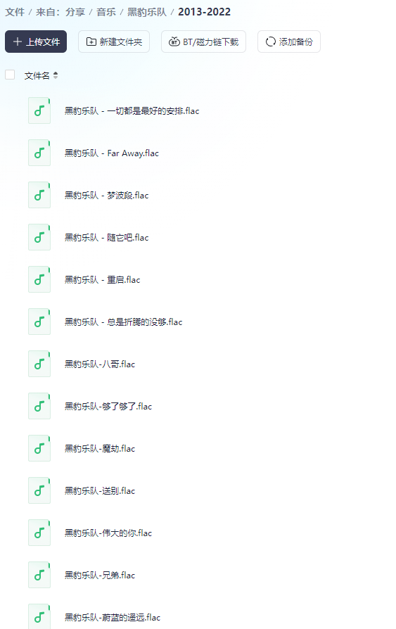 经典合集 黑豹乐队1992-2022全部专辑及单曲   [WAV/FLAC]   [9.9G]