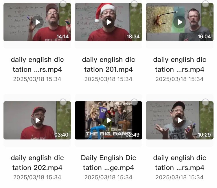 网红外教大叔Coach Shane-油管上很火的英语教学 -2188集 【237GB】