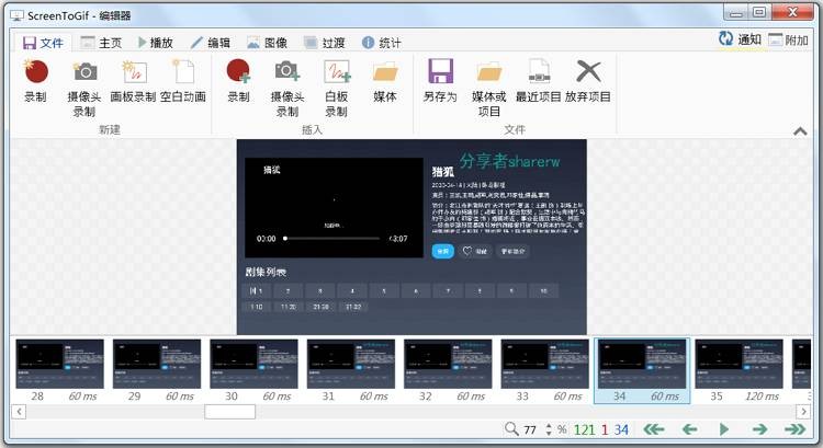 ScreenToGif v2.41.2 便携版 超好用GIF  [84MB]