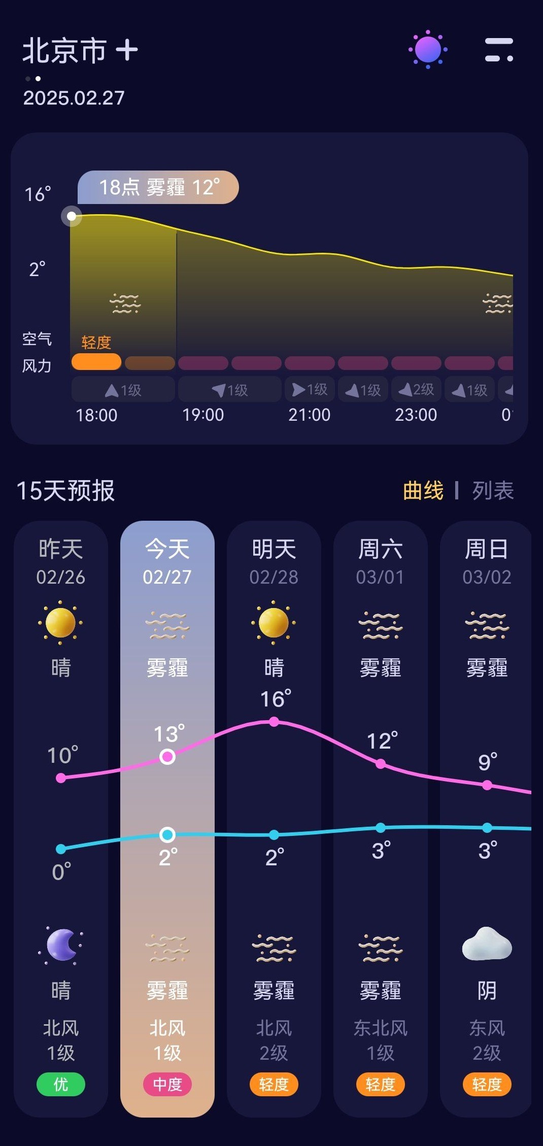 超准天气预报 v1.1.5 安卓版 UI很好看 免费无广告天气预报  [11.4M]