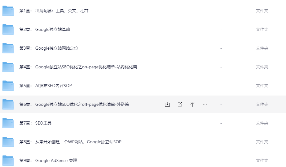 Google独立站SEO系统教程，四万人学习过的独立站seo系统教程【660.9MB】