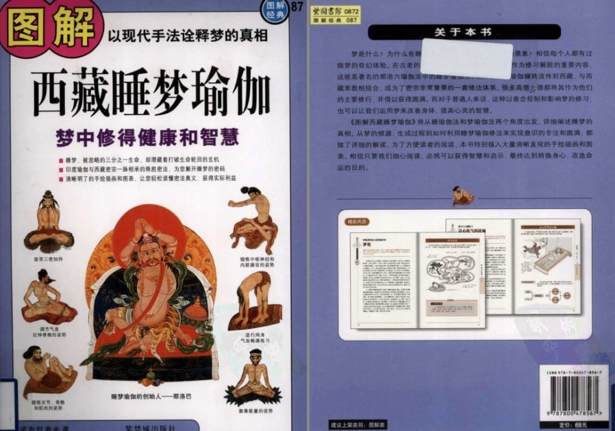 《图解西藏睡梦瑜伽》以现代手法诠释梦的真相 梦中修得健康和智慧 [pdf]【25m】