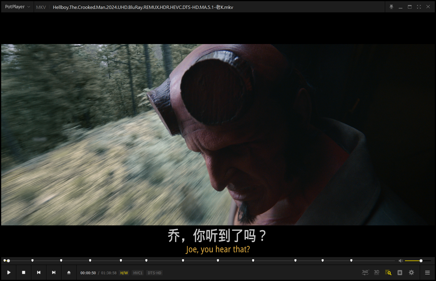 4K UHD新碟发行  地狱男爵歪曲人 2024 4K原盘REMUX 内封简英双语字幕 老K 52G