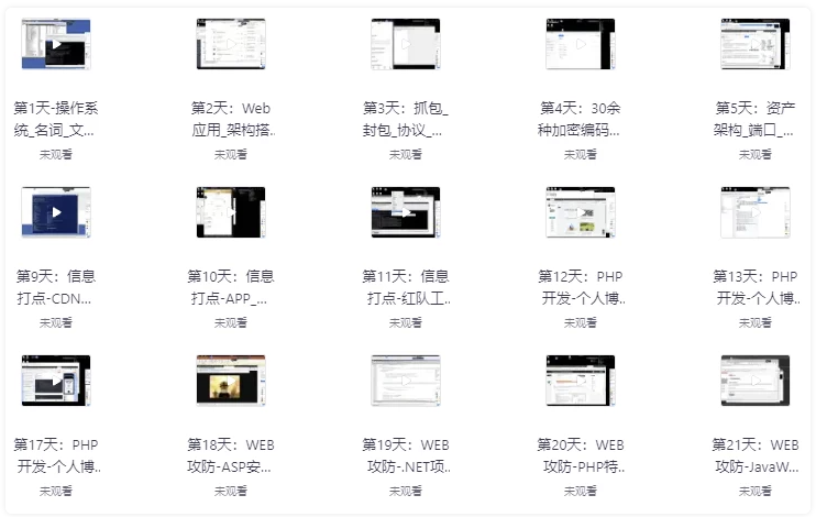 网络安全工程师（Web攻防 漏洞 提权 免杀等） 【48.3GB】