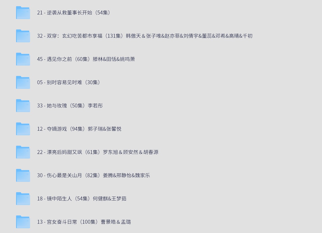 【短剧】04月29日 精选+热门短剧推荐50部合集   每部1G左右