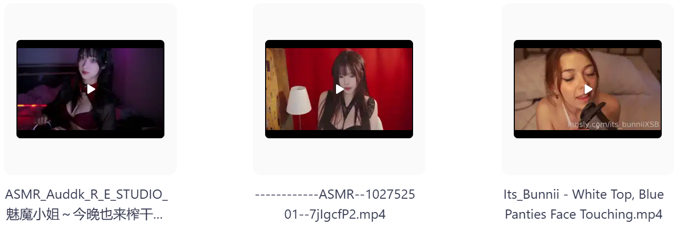 【自费购买】  [20250406更3部]ASMR国内外性感美女甜耳音声哄睡助眠精品视频 灯亮即是真理，奥迪A8大灯  [1.6G]