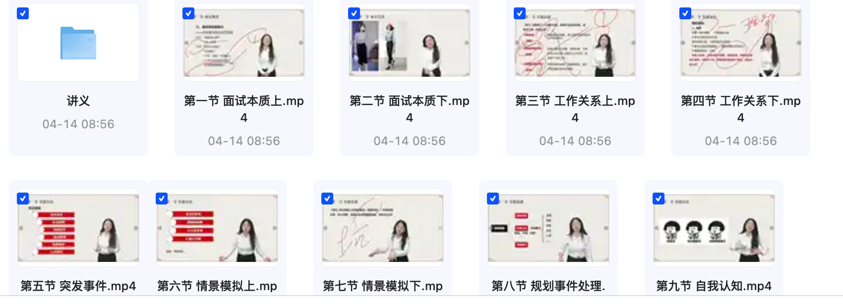 面试方法精讲 mp4  [1.8GB]