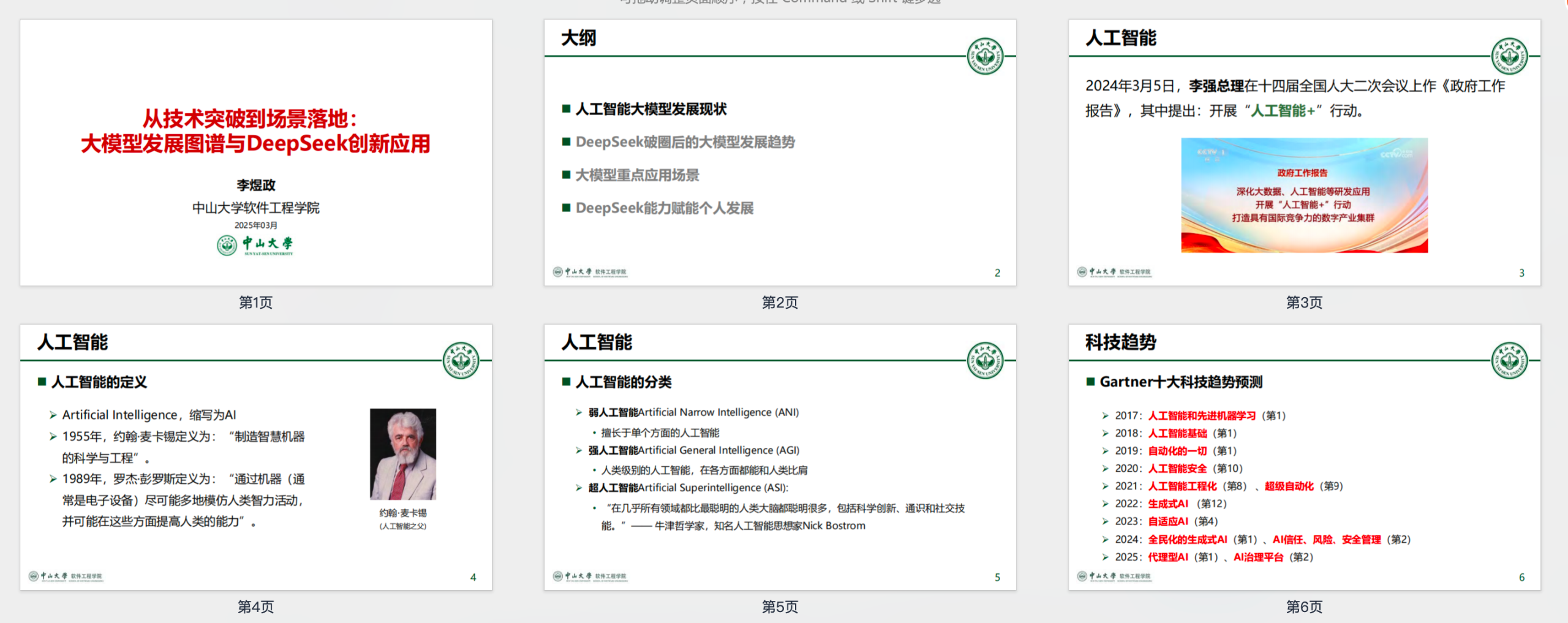 中山大学 -从技术突破到场景落地：大模型发展图谱与DeepSeek创新应用【PDF】【6M】