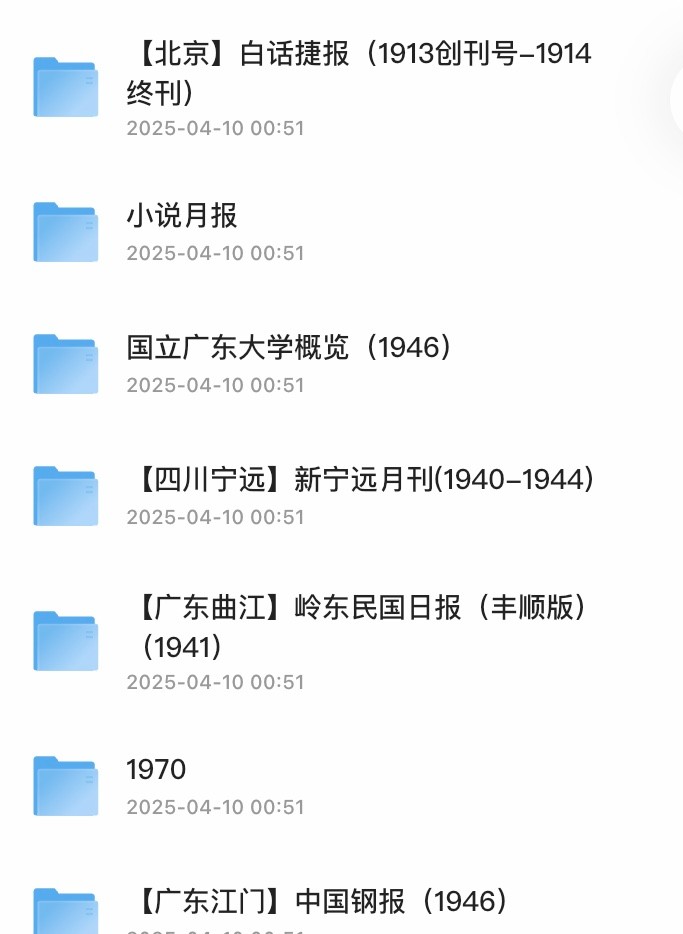 【旧报刊】合集，从19世纪末到20世纪中叶 [pdf+epub+djvu+jpg+gif+pdg]【220GB】