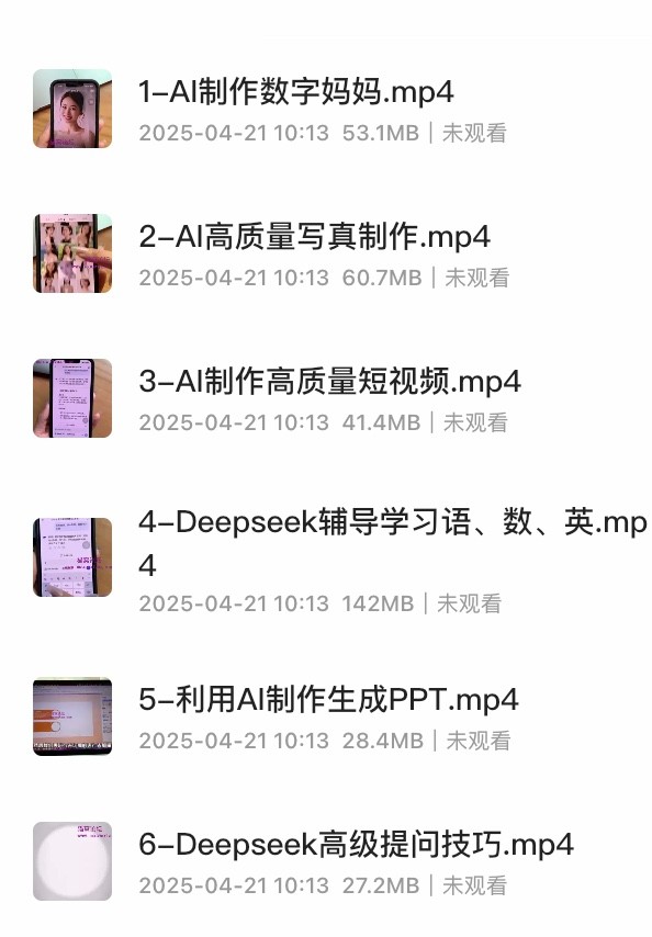 【小白级deepseek教程】手把手教你从基础入门到高级应用【353MB】