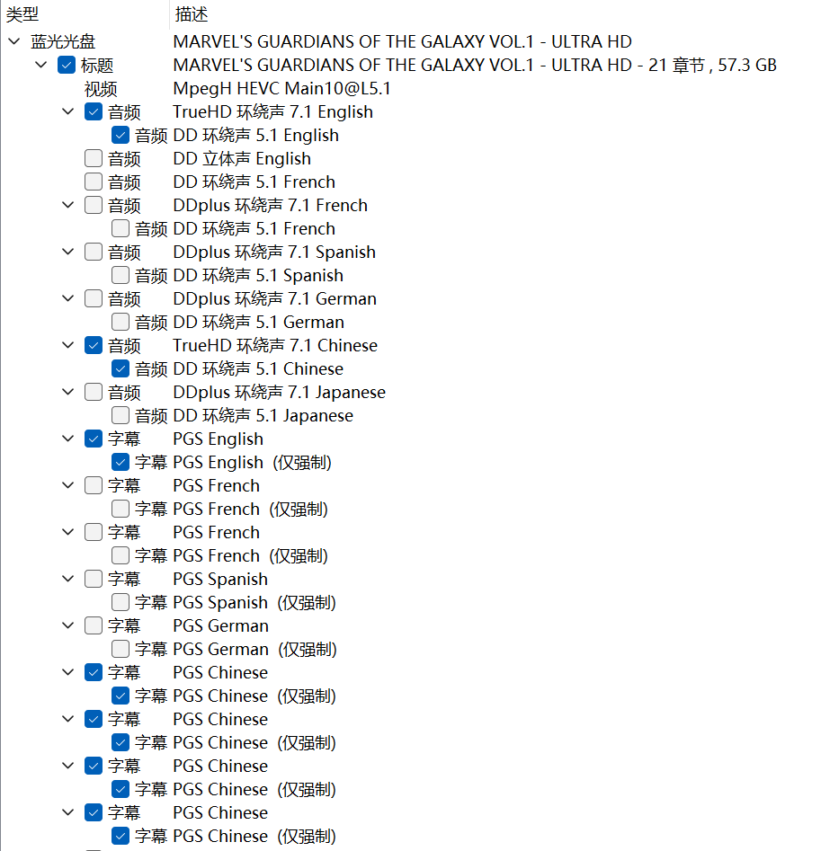 银河护卫队3+2+1合集【4K蓝光原盘REMUX】【HDR10&杜比全景声国英双音轨】内封简繁英双语特效字幕 [169.2G]