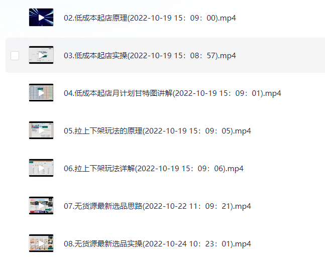 【学得起课堂】22年最新淘系店群暴力低成本起店玩法VIP - 带源码课件  [1.2G]