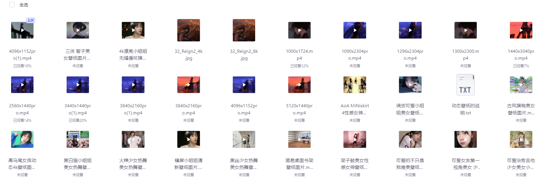 动态壁纸【1.4GB】