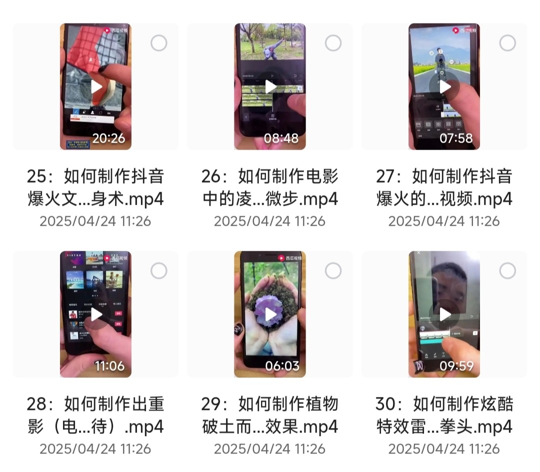 《剪映APP基础剪辑教程》抖音自媒体必备 轻松剪辑视频 玩出新高度 剪映视频教学【MP4】【7.29GB】