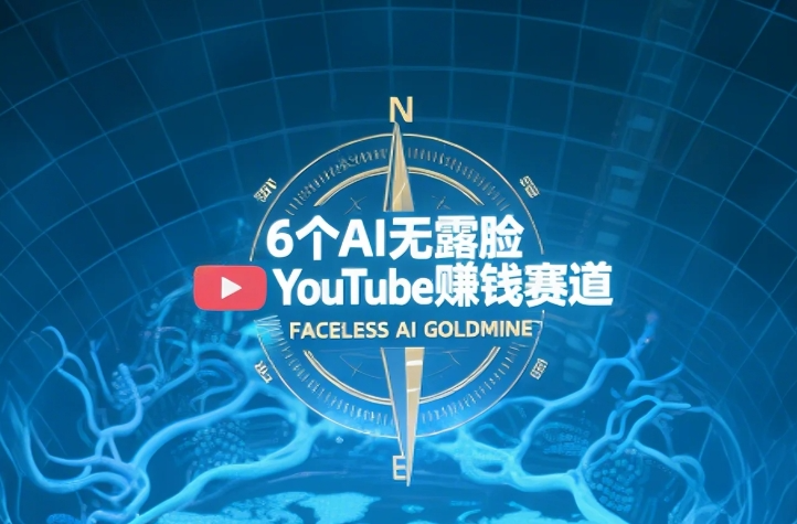 2025年最火的6个AI无露脸YouTube赚钱赛道,适用于多平台起号变现【40MB】