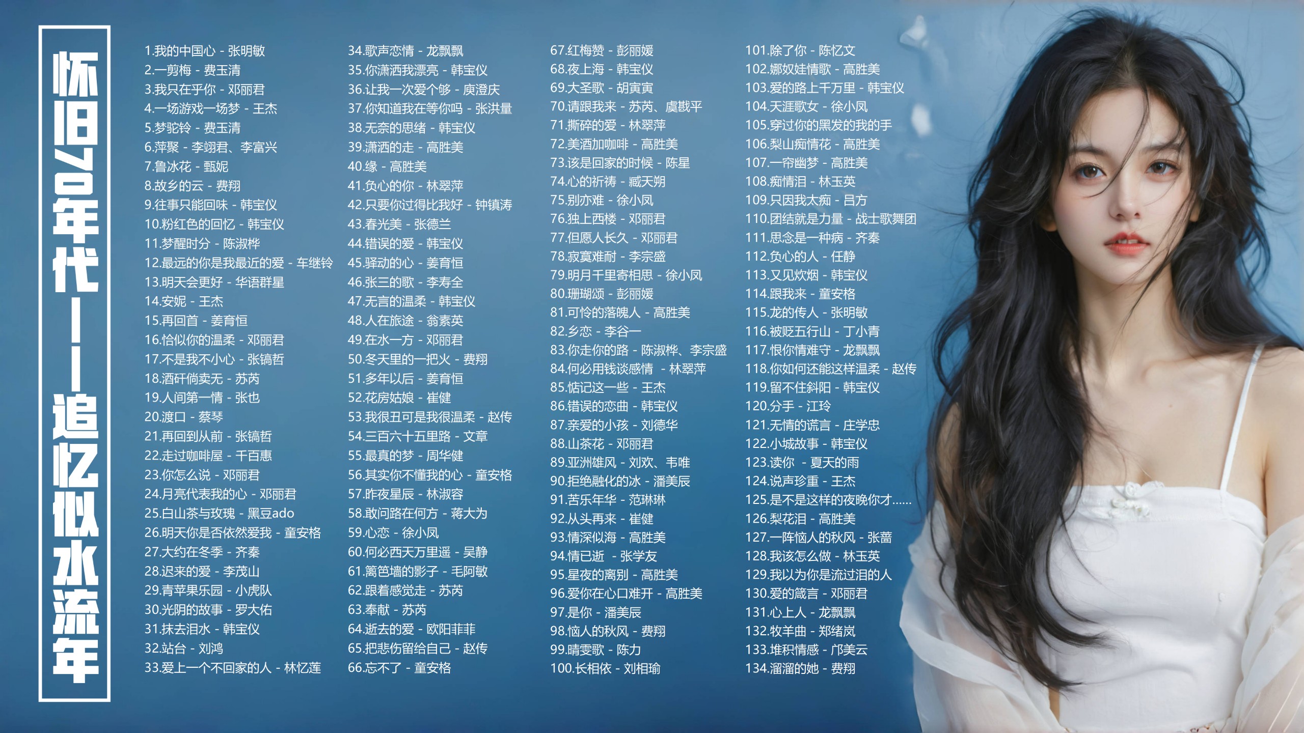 【怀旧70年代135首带歌词】致敬经典，追忆似水流年！ [MP3/1.1G]