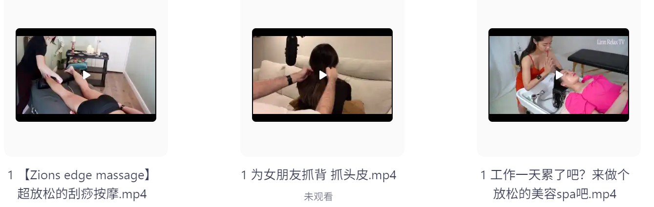 【自费购买20250513更6部】ASMR国内外【性感美女按摩】哄睡助眠精品视频 灯亮即是真理，奥迪A8大灯 [1.2G]