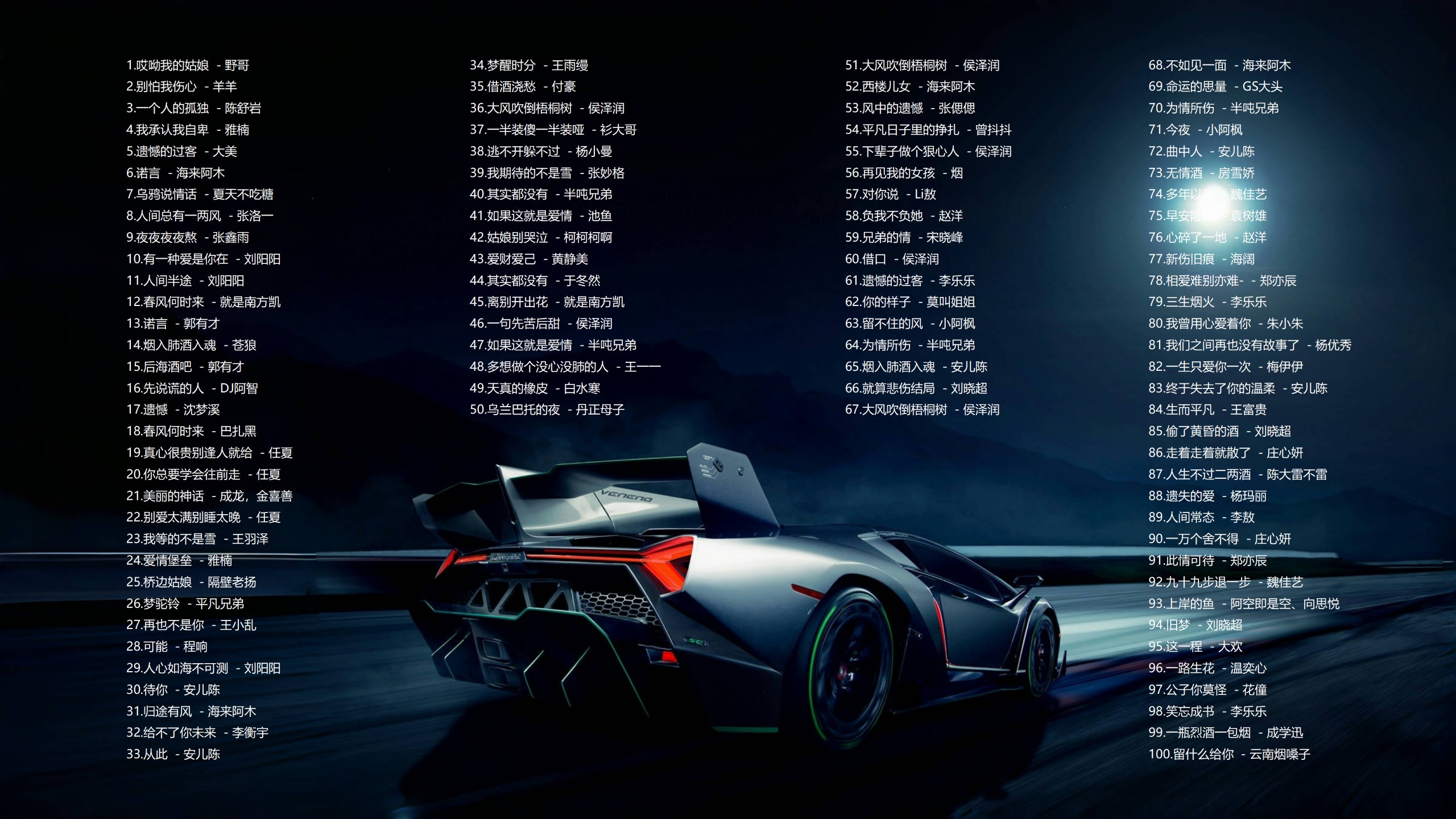 【109首2024抖音热歌DJ车载歌曲带歌词】最火的歌2024抖音热歌DJ歌曲抖音车载串烧 [FLAC/4.4G]