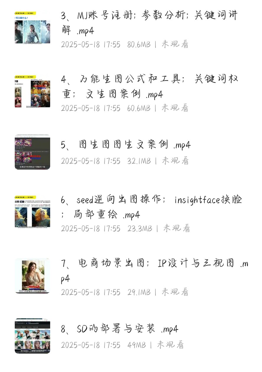 AIGC电商应用实操课（加更DeepSeek）保姆级喂饭教程，从O-1用AI做电商 2.14G