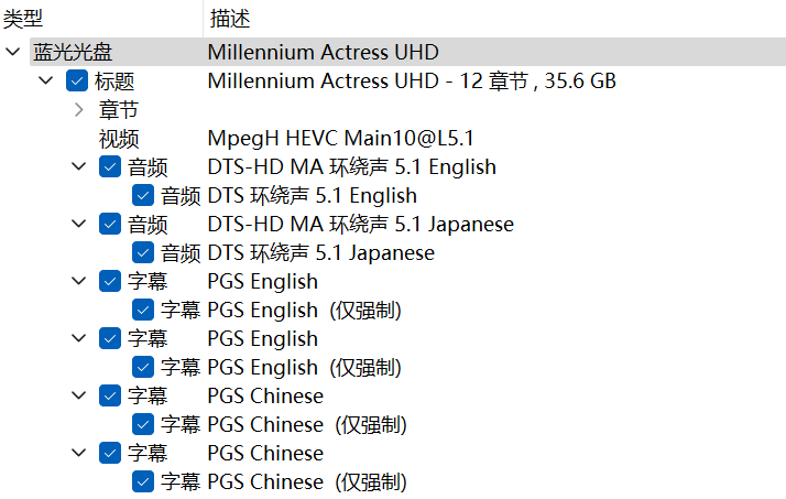 千年女优 (2002)【蓝光原盘REMUX】【次世代环绕声5.1】 内封简繁字幕 [35.7G]