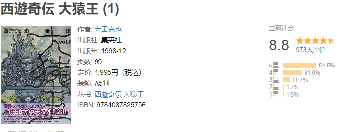 《西遊奇伝 大猿王》全两卷 黑暗西游的巅峰之作 作者: 寺田克也 【epub格式】【180 M】