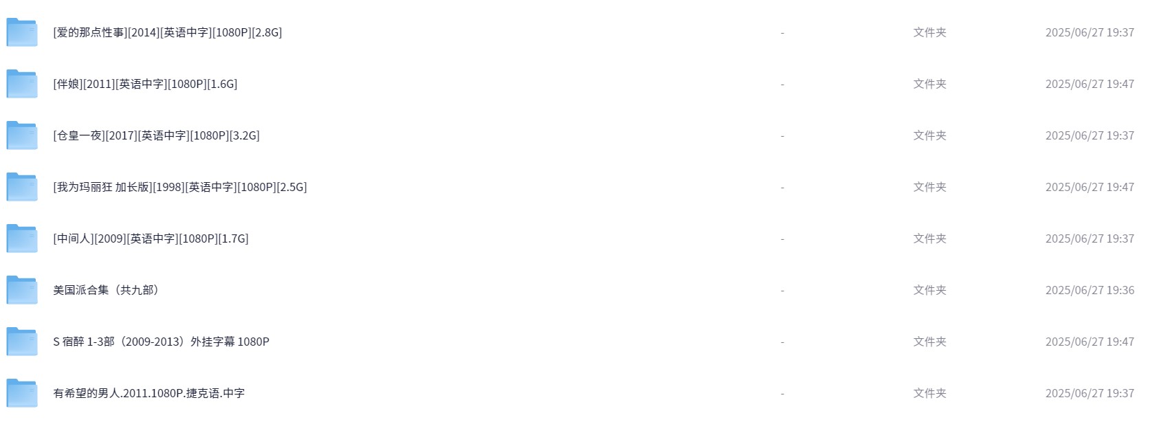【大C度】【欧美爆笑R级电影18部合集】【1999-2017】 [蓝光/78.2G] [中文字幕] [1080P]