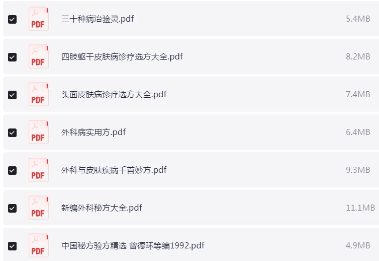 古今名医验方秘方大全 PDF 【232.5MB】