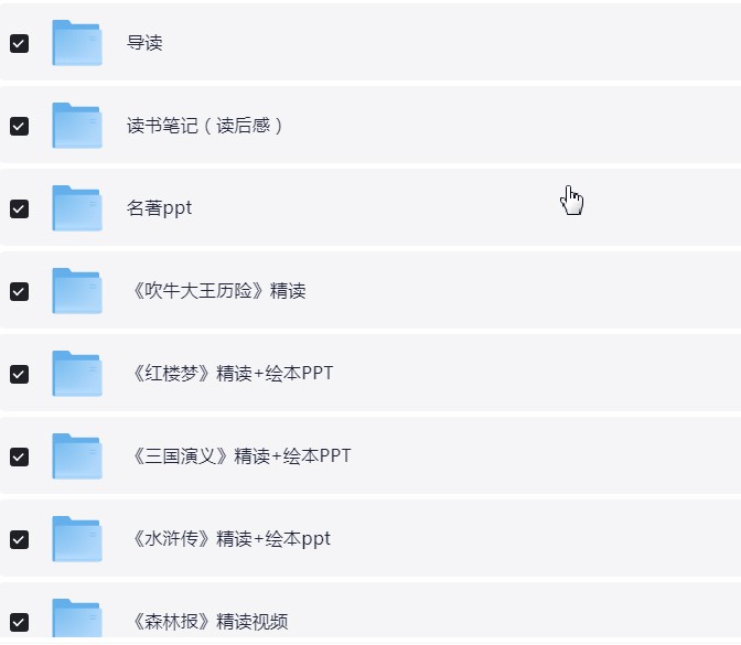 100部名著精读笔记 PDF+PPT 【5.5GB】