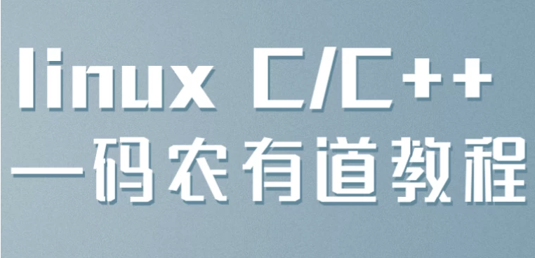 linux C/C++ —码农有道教程 【12.9GB】