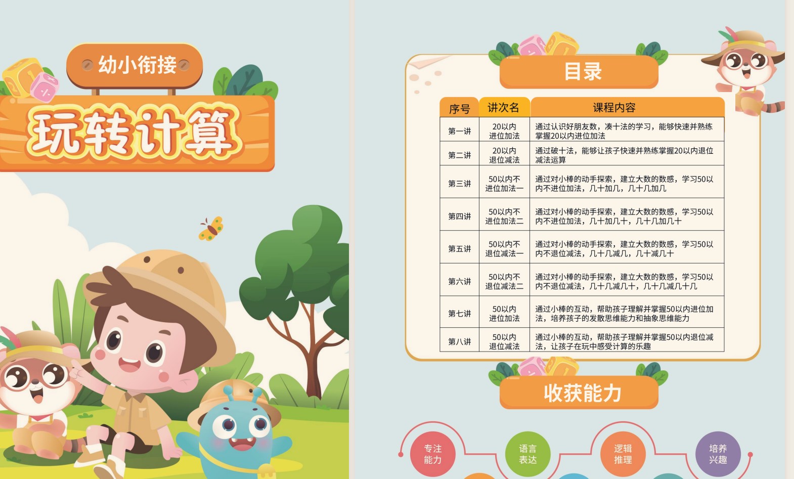 幼小衔接资料合集 PDF/ MP4  7.2G
