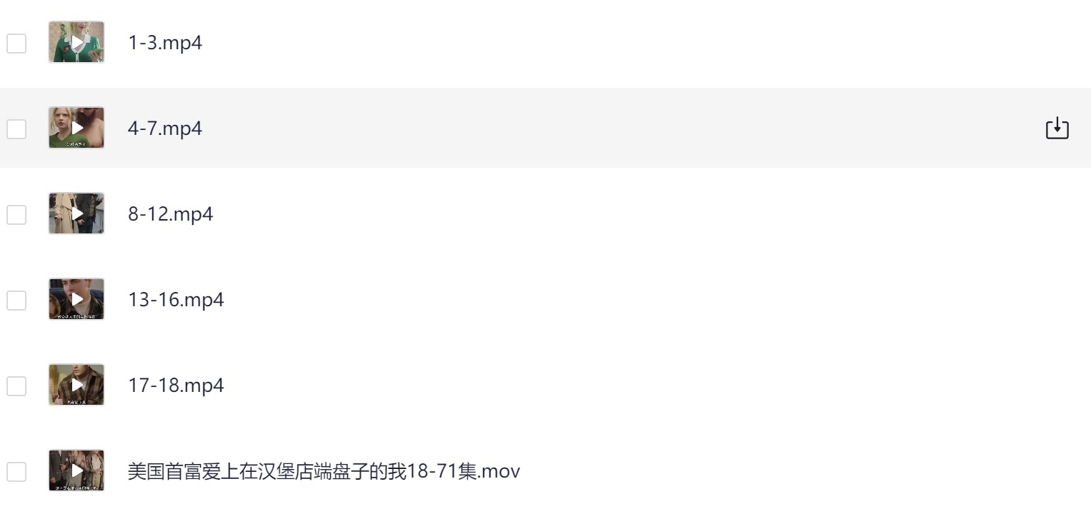 特朗普爱上在白宫干保洁的我【热门短剧】【英语中字】 共【2.1gb】