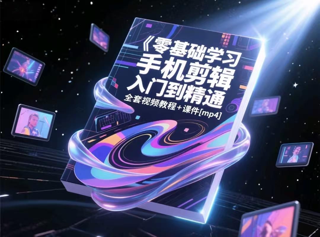 《零基础学习手机剪辑入门到精通》全套视频教程+课件 [mp4]【5.5GB】