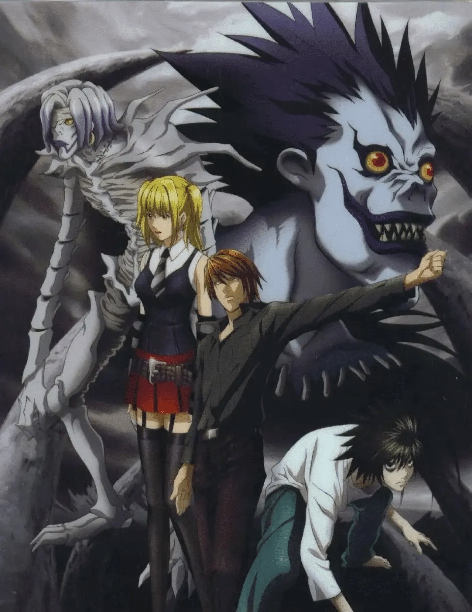 粤配日漫神作《死亡笔记》2006｜TV37集全+OVA两部｜4K+1080P 中日粤英德五语中字｜共96.3G