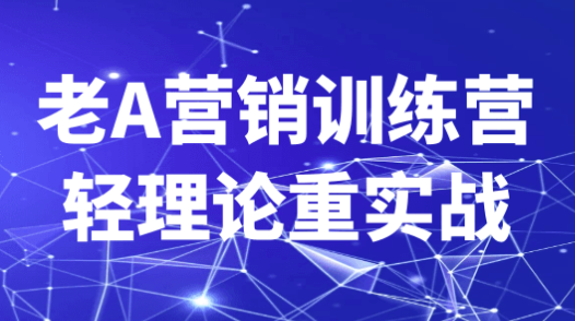老A营销训练营轻理论重实战 【12.4GB】