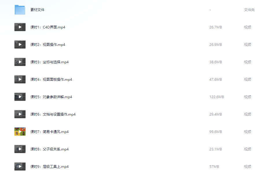 翼狐《C4D教程宝典-重制版》从基础入门到进阶高手【9GB】