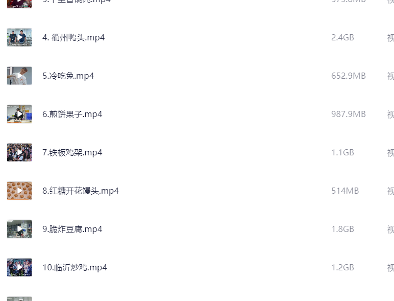 99套小吃配方+创业落地指南【80G】