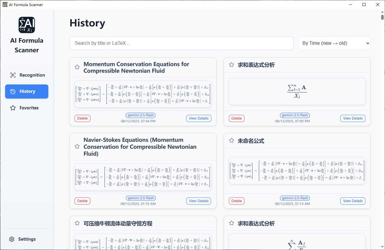 AI Formula Scanner（AI的公式OCR识别） v0.1 电脑版  [5MB]