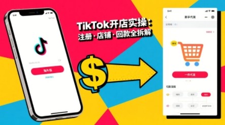 大熊跨境·TikTok从开店到投流的进阶课,从基础实操到高阶技巧一网打尽【787MB/MP4】