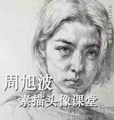 周旭波素描头像课堂 平面设计【9.4GB/MP4】