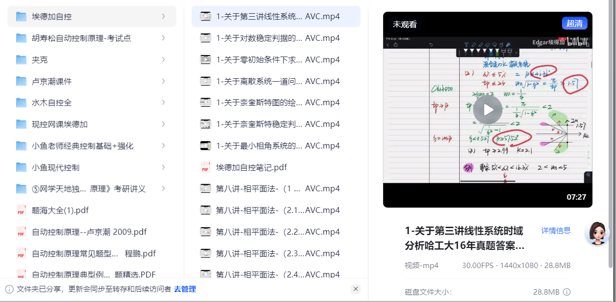 2026自动控制课程（128GB）