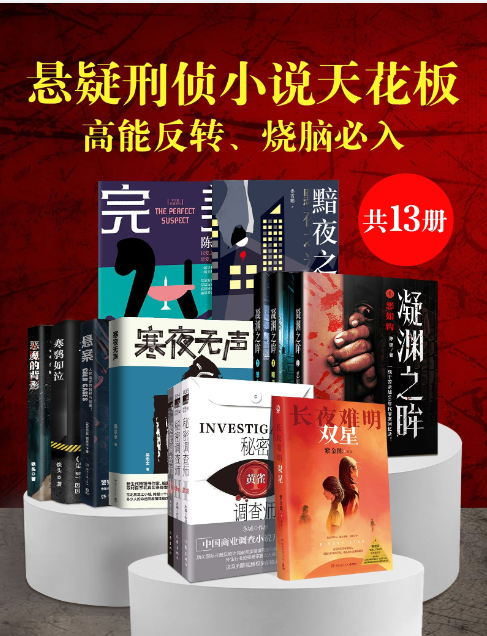 《悬疑刑侦小说天花板：高能反转、烧脑必入》共13册 从警36年的真实办案手记 [pdf]【14.9M】