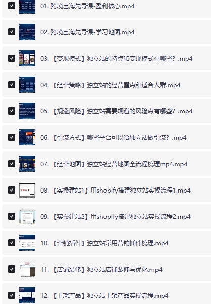 【价值5980】交个朋友-2025跨境创富实战营+TikTok达人运营课程+跨境直播带货 【4.8G】