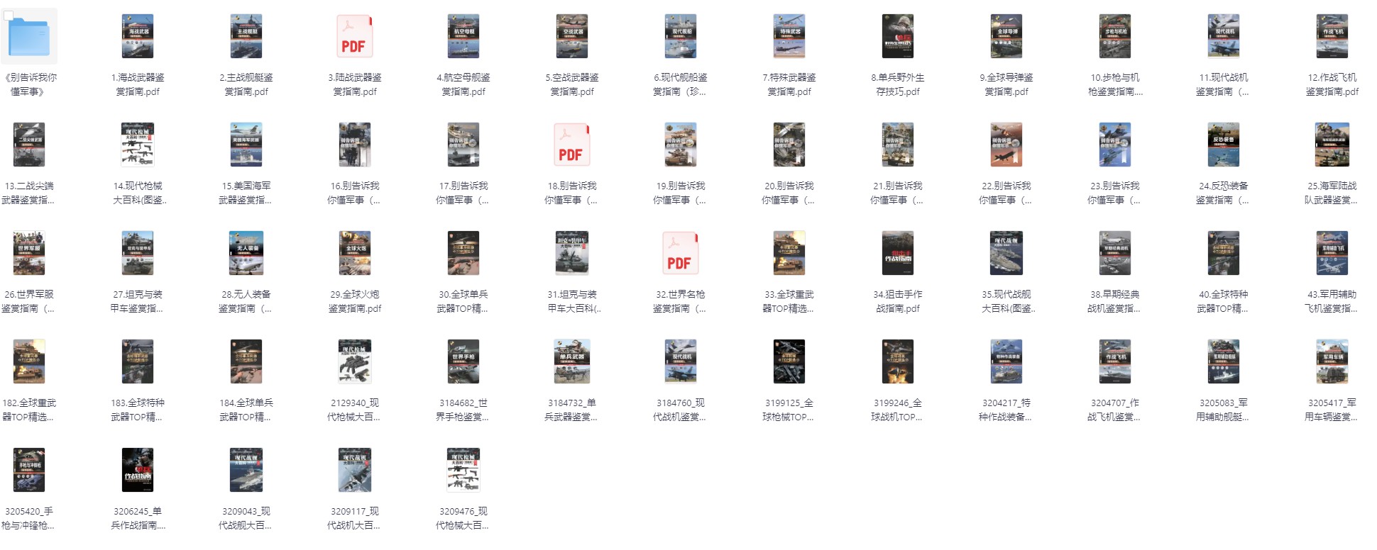 《武器博览大合集》军迷收藏珍品 [PDF] [8.54 GB]