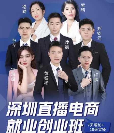 直播电商就业创业班 专业实战老师助推式教学【4.2GB/MP4】