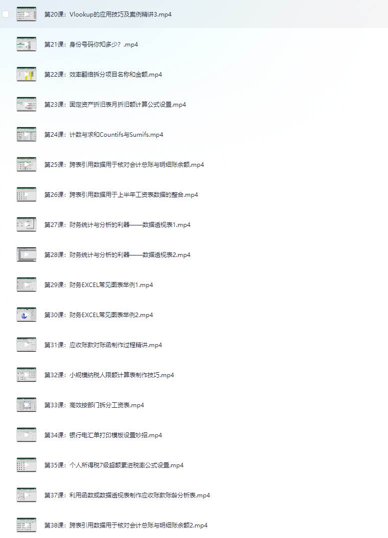 财务Excel零基础速成课｜函数公式+数据透视表+PPT制作（就业+实战）