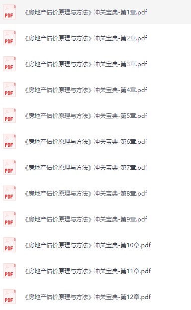 【最新】《房地产估价师》必备资料包，备考学习资料汇总【206.5MB】